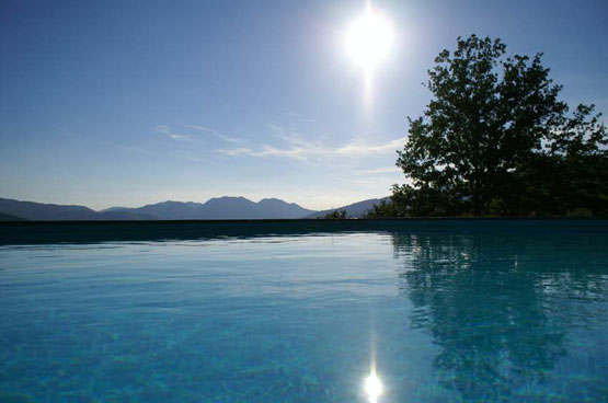 Farmhouse's pool